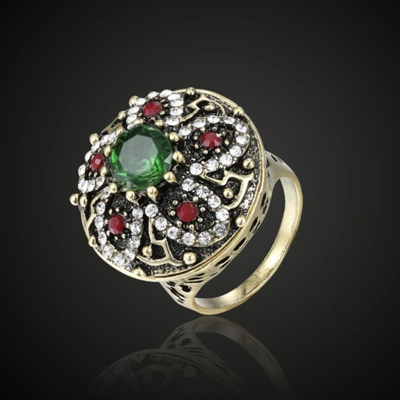 Turkish Vintage Style Jewelry Set forWomen,NEW,Size7,8,9,10,WeddingHandmadeGift - Picture 3 of 9